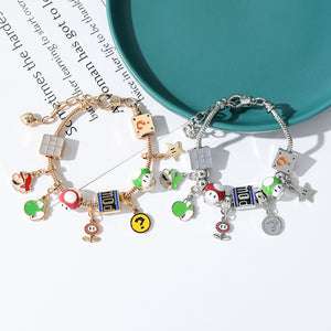 Berloques com Pulseira Super Mario