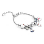 Berloques com pulseira Hello Kitty