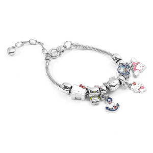 Berloques com pulseira Hello Kitty