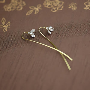 Brinco de prata Snowdrop