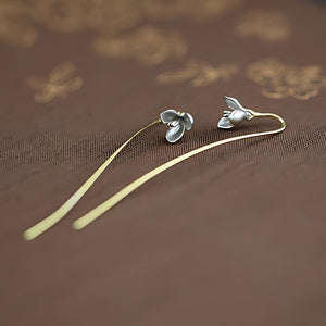 Brinco de prata Snowdrop
