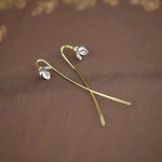 Brinco de prata Snowdrop