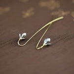 Brinco de prata Snowdrop