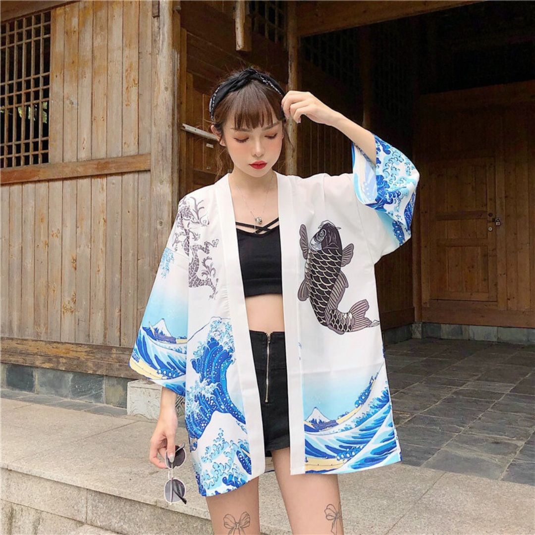 Haori Feminino - A Grande Onda