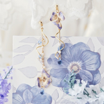 Brinco Assimétrico Violet Orquídea