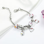 Berloques com pulseira Hello Kitty