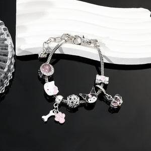 Berloques com Pulseira Kuromi