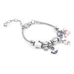Berloques com pulseira Hello Kitty