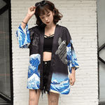 Haori Feminino - A Grande Onda - Japão e Afins