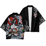 Haori Masculino - Demônio Branco - Japão e Afins