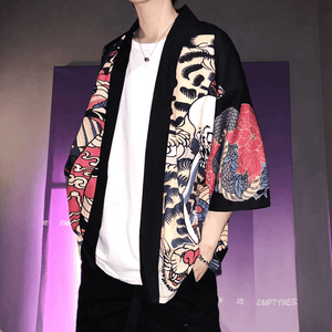 Haori Masculino - Demônio Vermelho - Japão e Afins