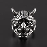 Anel Máscara Feral de Oni