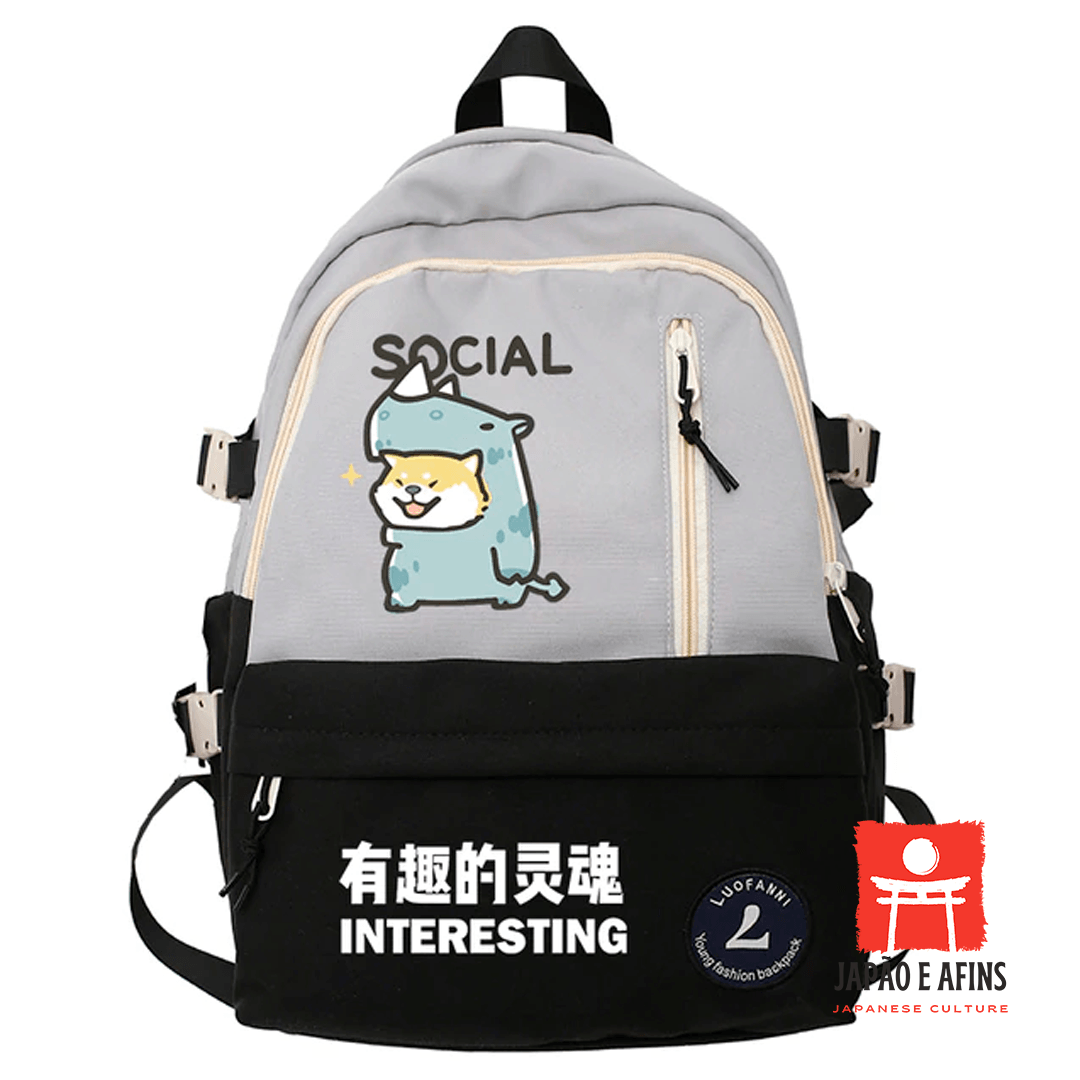 Mochila Cachorro [Rinoceronte] - Japão e Afins