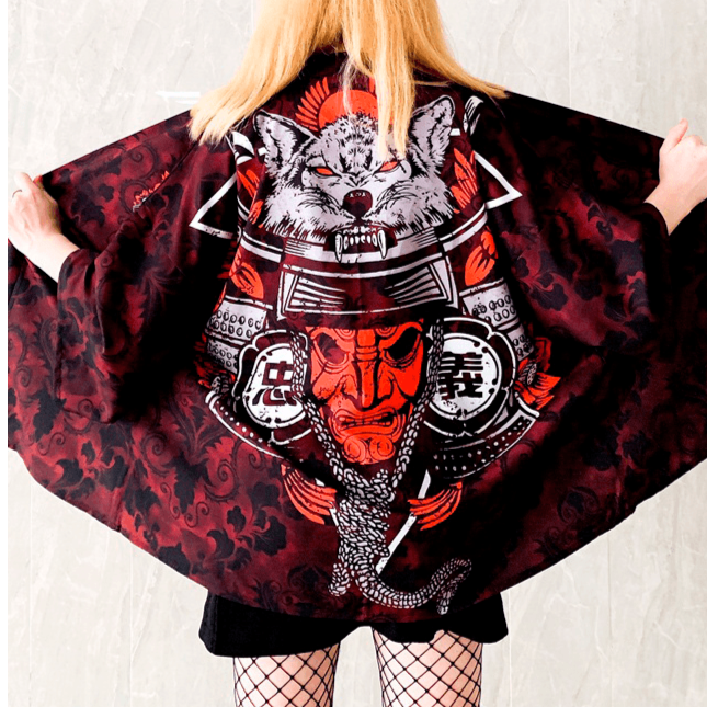 Haori Feminino - Red Samurai - Japão e Afins