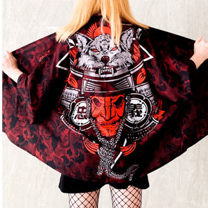 Haori Feminino - Red Samurai - Japão e Afins