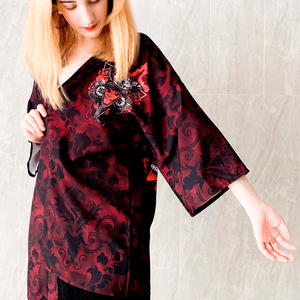 Haori Feminino - Red Samurai - Japão e Afins